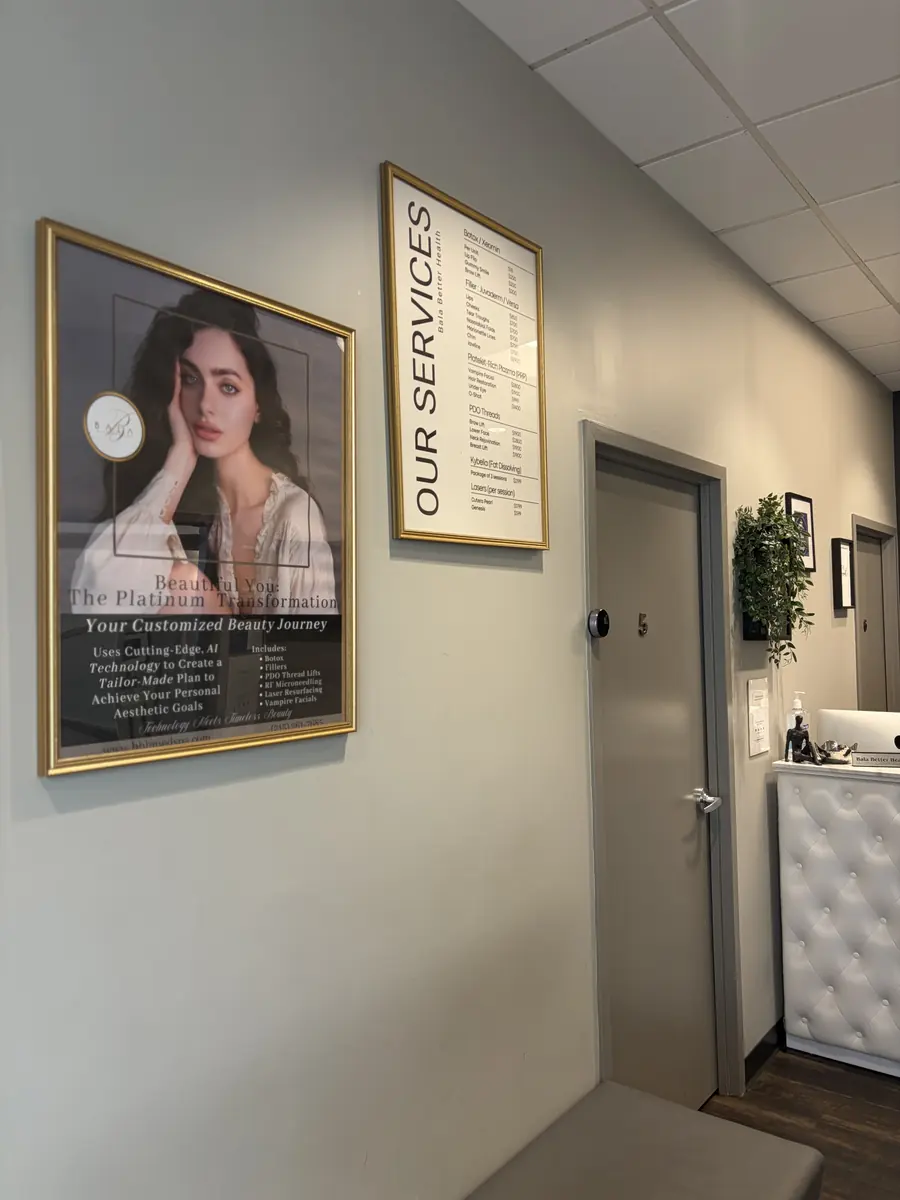 Bala Better Health MedSpa hallway and treatment suite in Bala Cynwyd